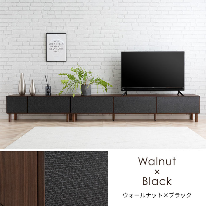 テレビ台 270cm ローボード 完成品 北欧 木製 〔71020124〕