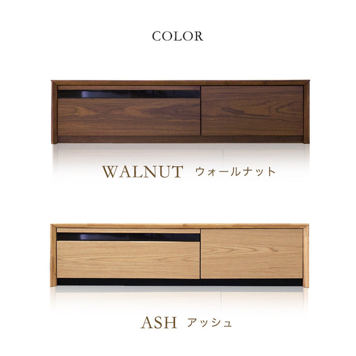 [幅120] 天然木 テレビボード 完成品 収納 木製 テレビボード ローボード テレビラック【超大型商品】〔71050013〕