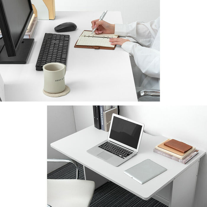 [幅120]法人様限定 オフィスデスク メラミン天板 アジャスター付き  コードスペーサー 奥行70 事務デスク〔99900583〕