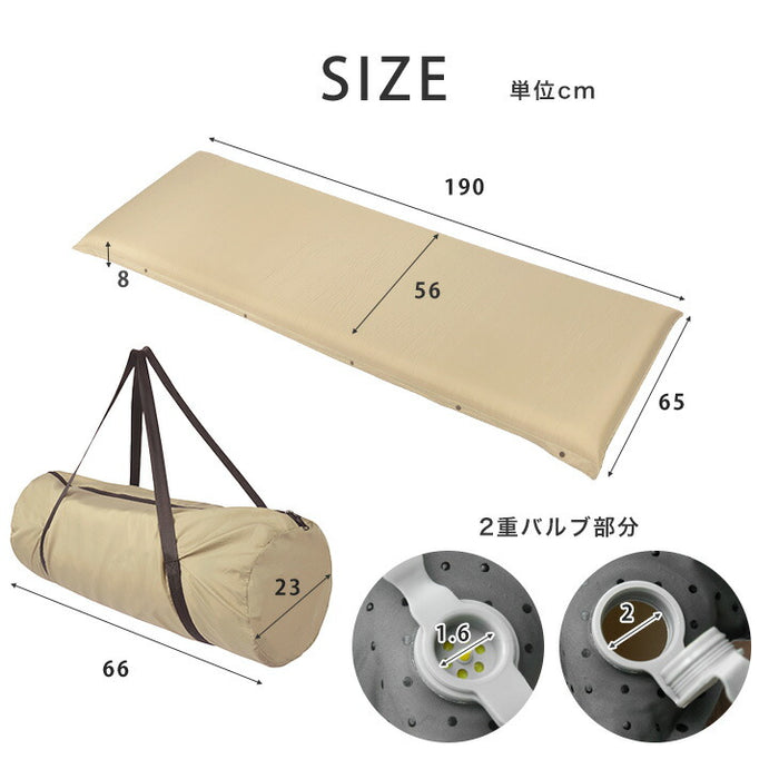 3way 車中泊マット 幅60cm キャンプマット 撥水 キャンプ マット