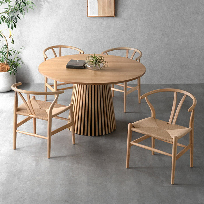 ［2脚セット］北欧モダンスタイル ダイニングチェア 完成品 天然木 アッシュ 北欧〔80500003〕