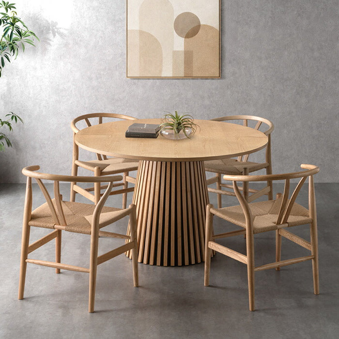 ［2脚セット］北欧モダンスタイル ダイニングチェア 完成品 天然木 アッシュ 北欧〔80500003〕