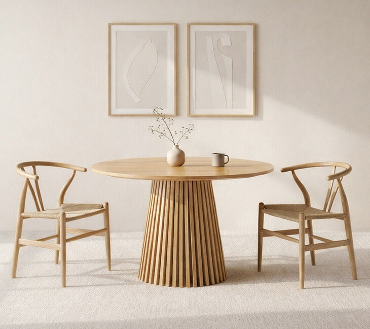 ［2脚セット］北欧モダンスタイル ダイニングチェア 完成品 天然木 アッシュ 北欧〔80500003〕