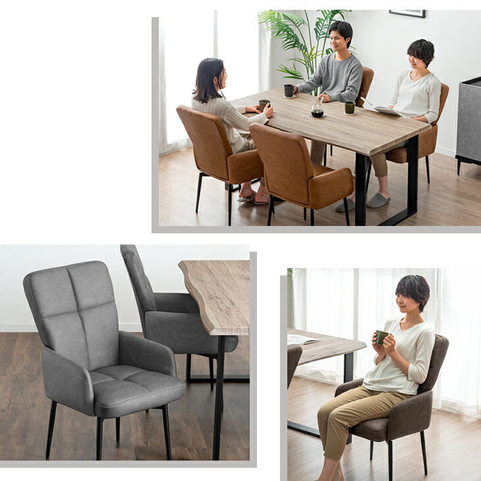 12月の目玉プライス】［2脚セット］回転式 ダイニングチェア