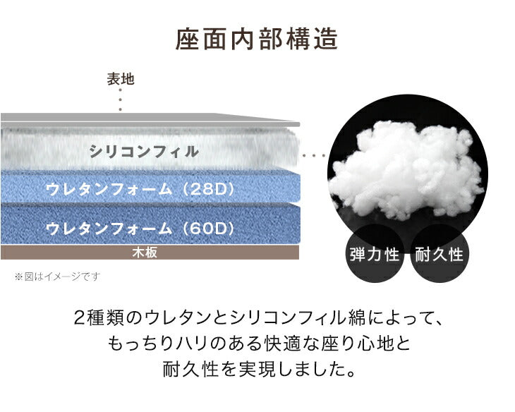 ［単品］回転式 ダイニングチェア ハイバック 肘付き スチール脚 レザー調 北欧〔83200098〕