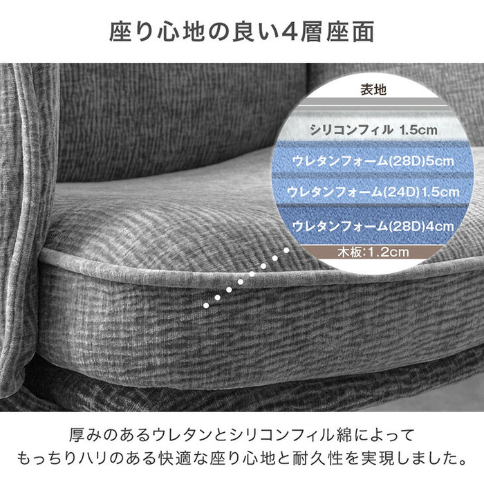 【新発売記念プライス】ハイバック デスクチェア 肘付き オフィスチェア ワークチェア パソコンチェア〔83200101〕