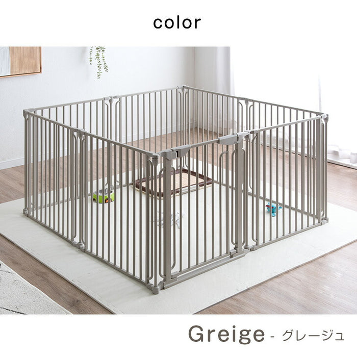 ［6枚セット］小型犬も安心 バリアフリー ペットサークル スチール コンパクト 折りたたみ 65cm〔64900019〕