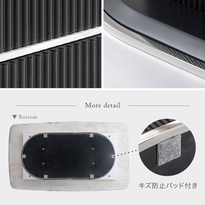 4人掛け クリスタルトップ ダイニングテーブル 単品 長方形 大理石 鏡面 光沢 ハイグロス【搬入設置込み】【超大型商品】〔84900001〕