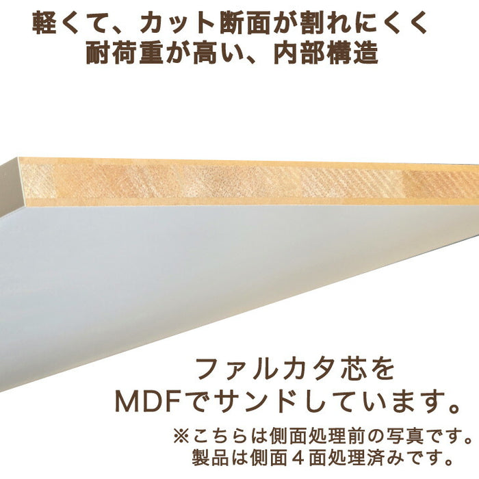 HM　天板のみ 耐荷重15kg【本体別売り/天板のみ 】国産 天板のみ 中が透けない 壁