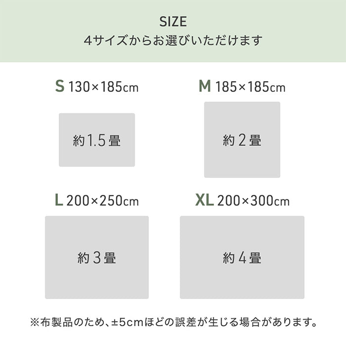 【新発売記念プライス】［200×250］お掃除ロボ対応 ラグ 高反発 極厚30mm 防音 滑り止め付き フランネル カーペット〔90900002〕