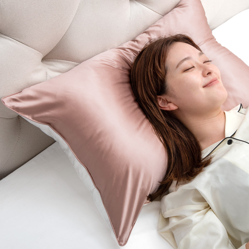 シルク100％ シルク枕カバー 25匁 洗える うるサラ美髪 ピローケース