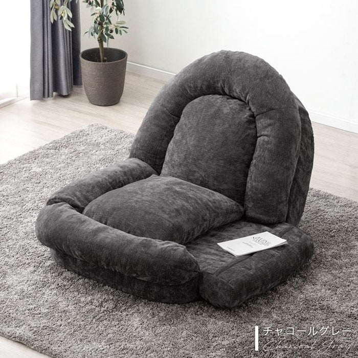 ≪ZIP!とぼる部屋で紹介≫ ヒナに転生(R) 3way ソファベッド 18段階ギア 洗えるカバー 折りたたみ 1人掛け クッション付 座椅子〔15210180〕