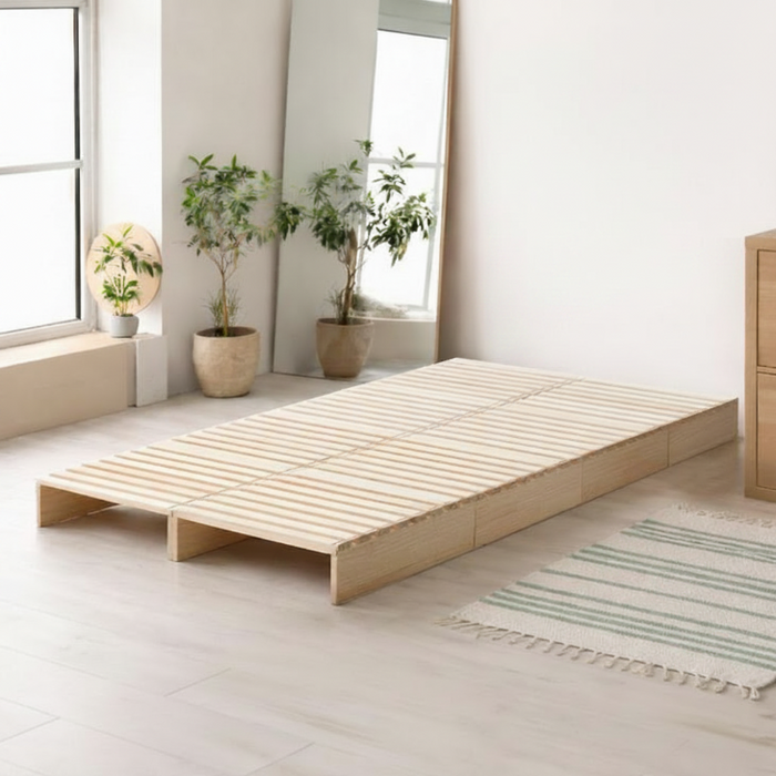 【訳あり品】すのこ　天然木ひのき使用 パレットベッド　8枚セット　木製 HAGiHARA（萩原） 国産ひのき パレットベッド セミダブル 8枚セット