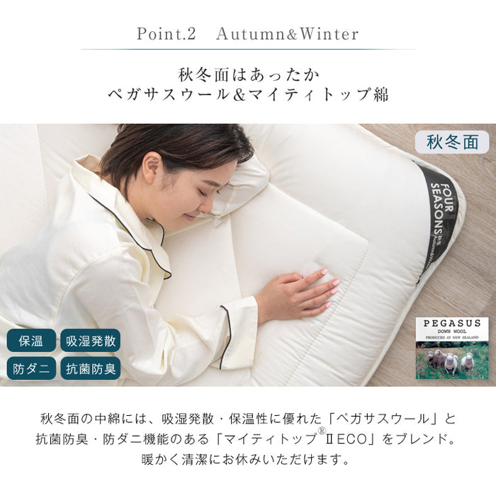 [シングルロング] リバーシブル敷布団  制菌 日本製 防ダニ 抗菌防臭 吸汗速乾 13cm厚 敷布団 東洋紡敷布団 ハードマーブル マットレス不要 〔10119460〕