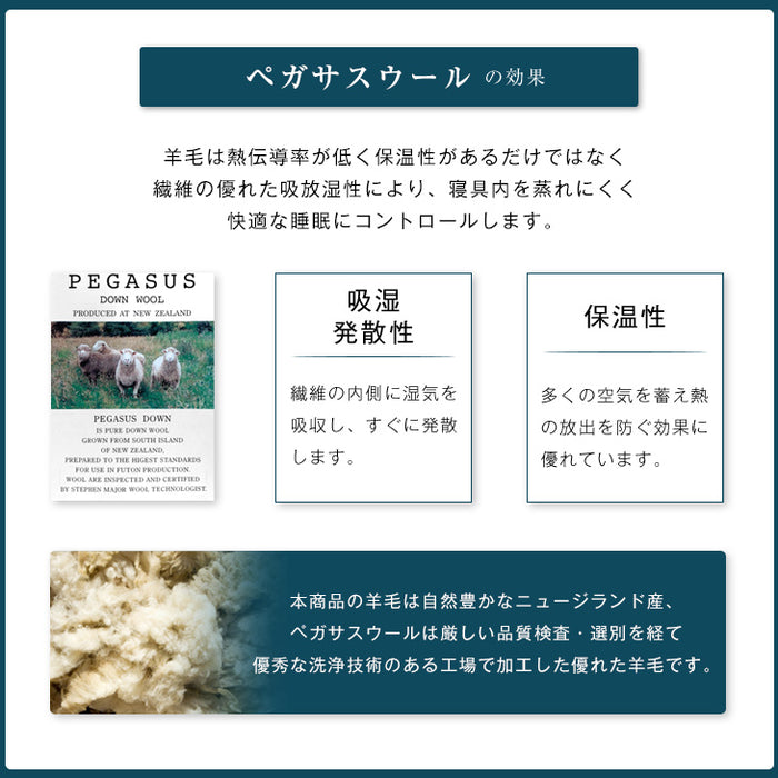 [シングルロング] リバーシブル敷布団  制菌 日本製 防ダニ 抗菌防臭 吸汗速乾 13cm厚 敷布団 東洋紡敷布団 ハードマーブル マットレス不要 〔10119460〕