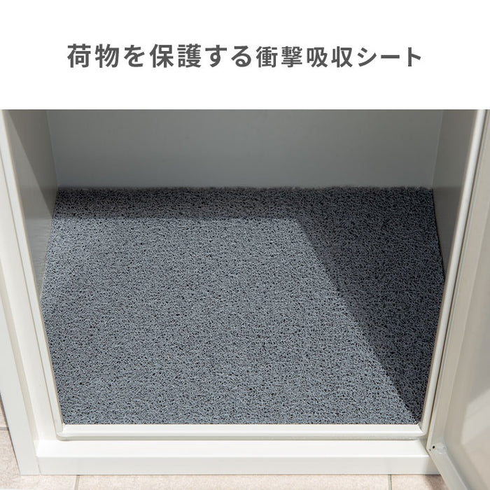 【在庫処分】複数投函OK 宅配ボックス 完成品 大容量 108L ダイヤル錠 ポスト付き 防水 防塵 屋外 OK 戸建て おしゃれ〔66400008〕