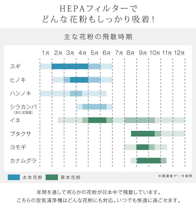 [3点セット] 加湿空気清浄機 交換用フィルター2種付 9畳 UV-C紫外線ランプ搭載 コンパクト 〔77700003〕