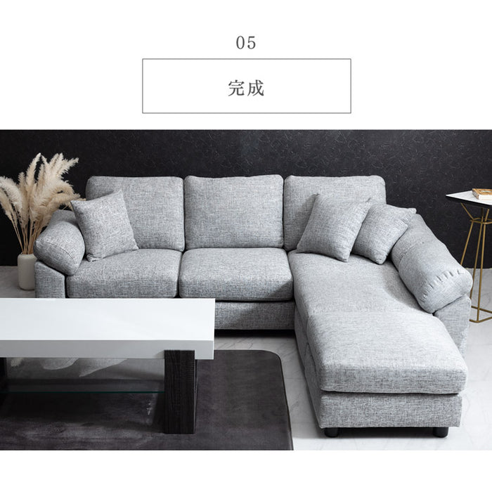 【商品番号：31200005・31200006専用】当店3人掛けカウチソファ*カルロ*専用カバー ソファカバー〔42500019〕