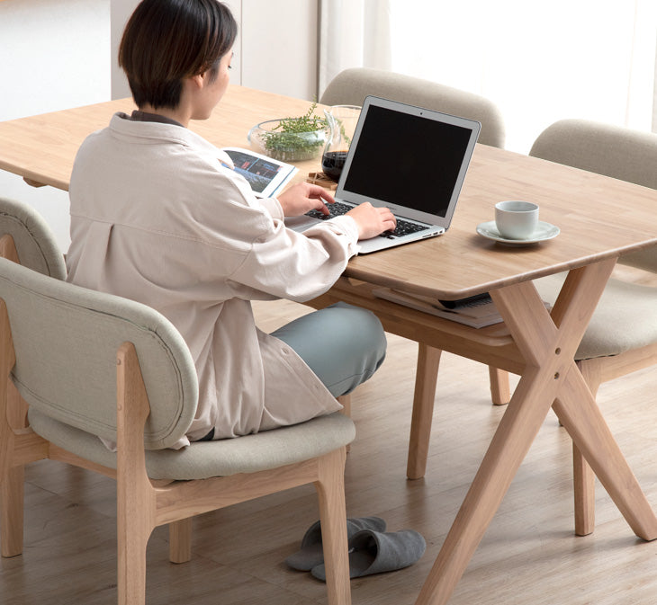 ダイニングチェア ワイド60cm 北欧カフェスタイル チェア 完成品 アッシュ 無垢材 天然木〔82100012〕