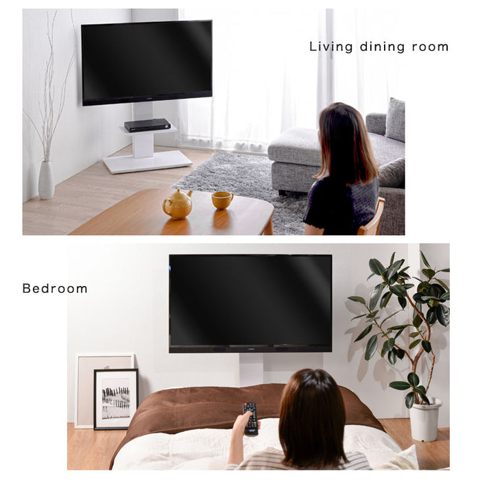 32～50インチ対応]棚板+サウンドバー棚板付き テレビスタンド 耐震