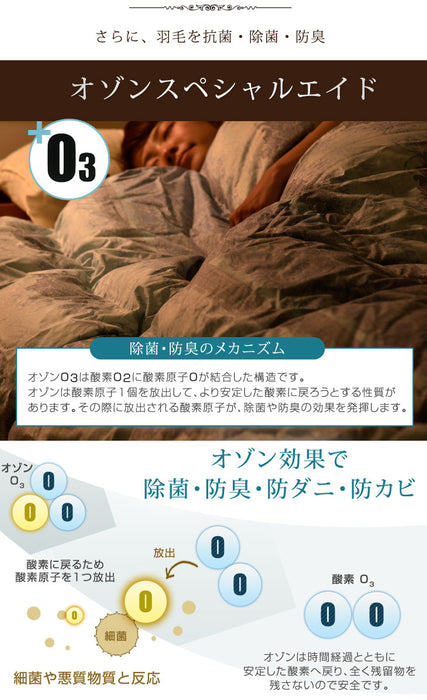 肌掛け布団  日本製 ダウンケット ポーランド産ホワイトマザーグースダウン 95% シングル ロング CILプラチナラベル 消臭 抗菌 夏 夏用 布団【10年保証】〔10119325〕