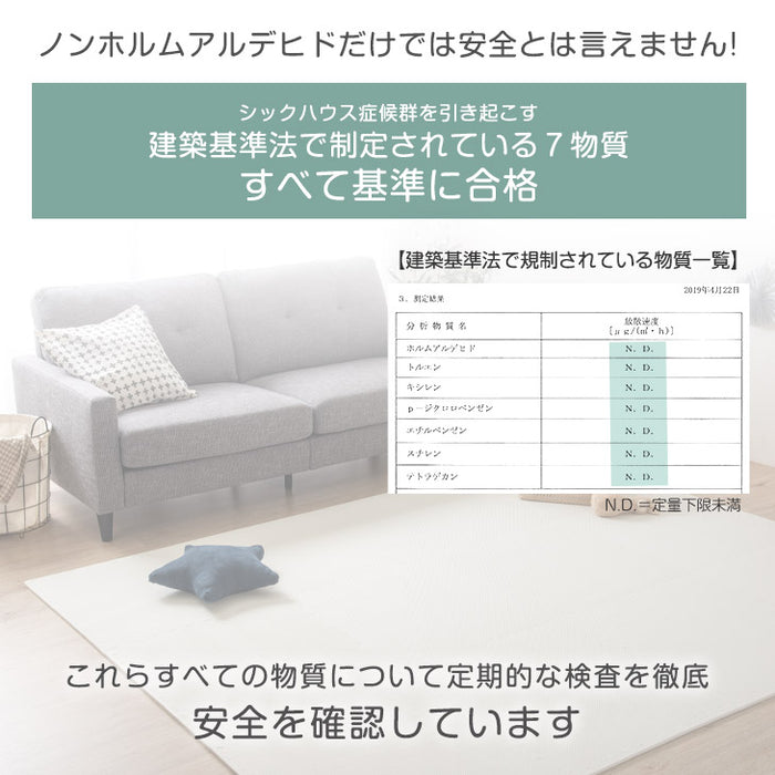 ≪110万set突破≫ 6畳 ジョイントマット 32枚 大判59cm 1級防音 抗菌 防臭 7物質検査 床暖房対応 おしゃれ プレイマット〔18700001〕