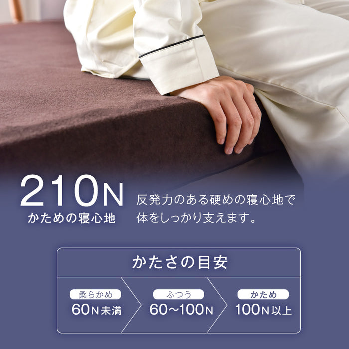 [セミダブル] 高反発マットレス 3つ折り 高密度30D 腰に優しい〔13810041〕