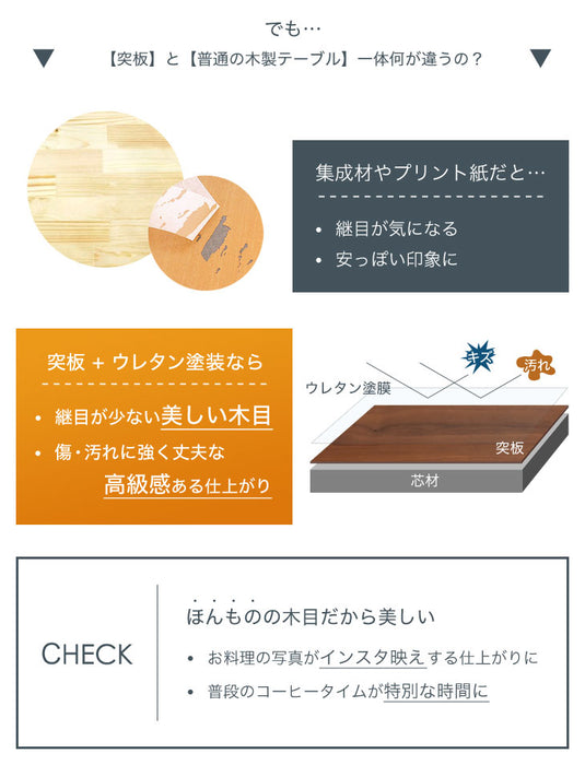 ［幅75cm］2人掛け 3点 ダイニングテーブルセット 天然木 正方形 チェア 〔49600028〕