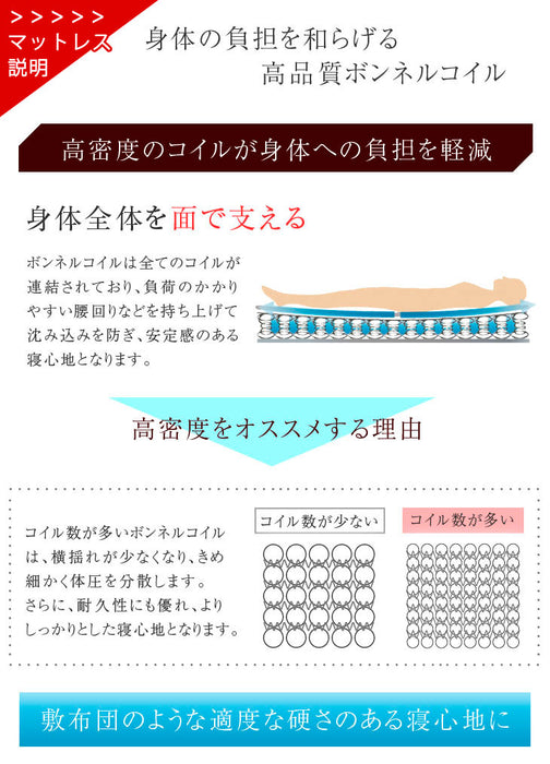 [シングル+シングル]  マットレス付き USB・2コンセント付 ワイドキング ローベッド 幅198 連結ベッド〔73400041〕