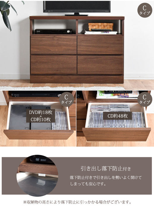 ［幅90］国産 完成品 テレビ台 ハイタイプ キャビネット テレビボード 収納 北欧 木製【超大型商品】 〔17010054〕