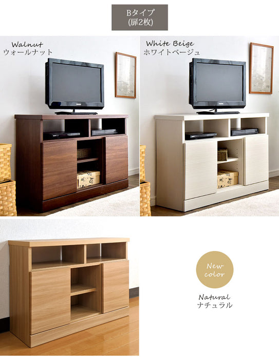 ［幅90］国産 完成品 テレビ台 ハイタイプ キャビネット テレビボード 収納 北欧 木製【超大型商品】 〔17010054〕