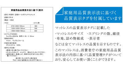 [ダブル] 3ゾーン構造 ポケットコイルマットレス 厚み19cm 3Dメッシュ ボリュームキルティング 〔17800025〕