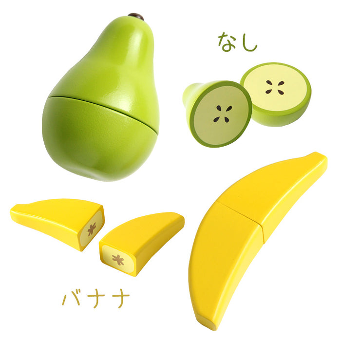 現役ママが考えた木製おままごとセット 12点 【マグネット埋め込み式で安全】 〔65700001〕