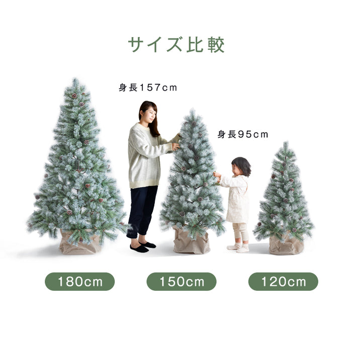 新品★クリスマスツリー 120cm 雪化粧タイプ ヌードツリー /ｐ