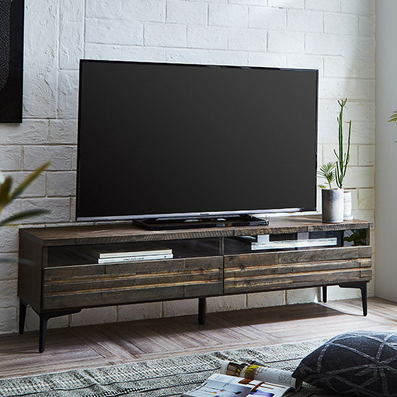幅150cm 国産 完成品 テレビ台【超大型商品】〔70800001〕