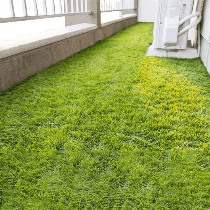 0.5m×10m］スリム 高耐久 リアル人工芝 芝丈35mm 高密度44万本
