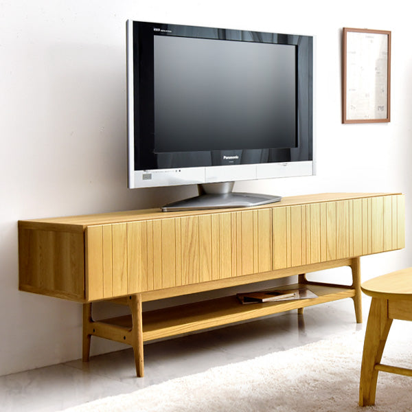 幅150cm 国産 テレビ台 オーク  【超大型商品】〔39700001〕