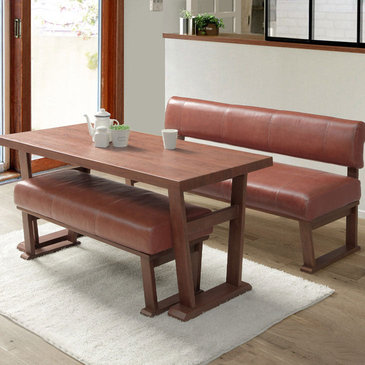 4人掛け ダイニング3点セット 幅150/70 テーブル ベンチ【超大型商品】【搬入設置込み】〔18310074〕 — 【公式】タンスのゲン本店 -  家具・インテリアのネット通販