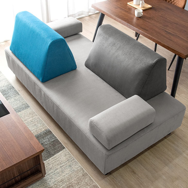 クッション×２個/背クッション×２個(ランプ ダイニング ソファ付属品) Meuble ソファ ソファー 開梱設置付き 幅140cm ダイニングソファ