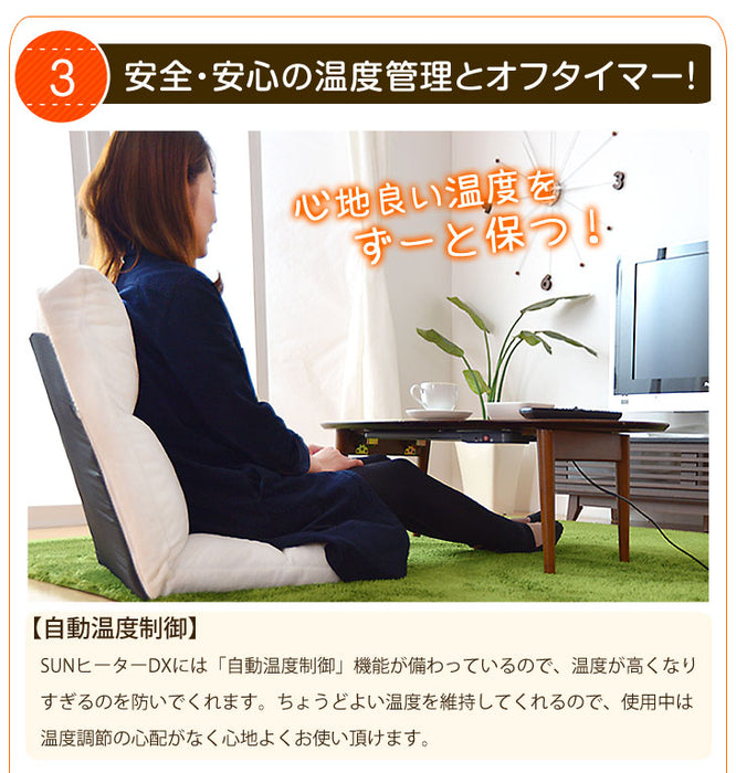 4個セット デスクパネルヒーター 3時間タイマー付 省エネ  薄型 コンパクト〔21300008〕