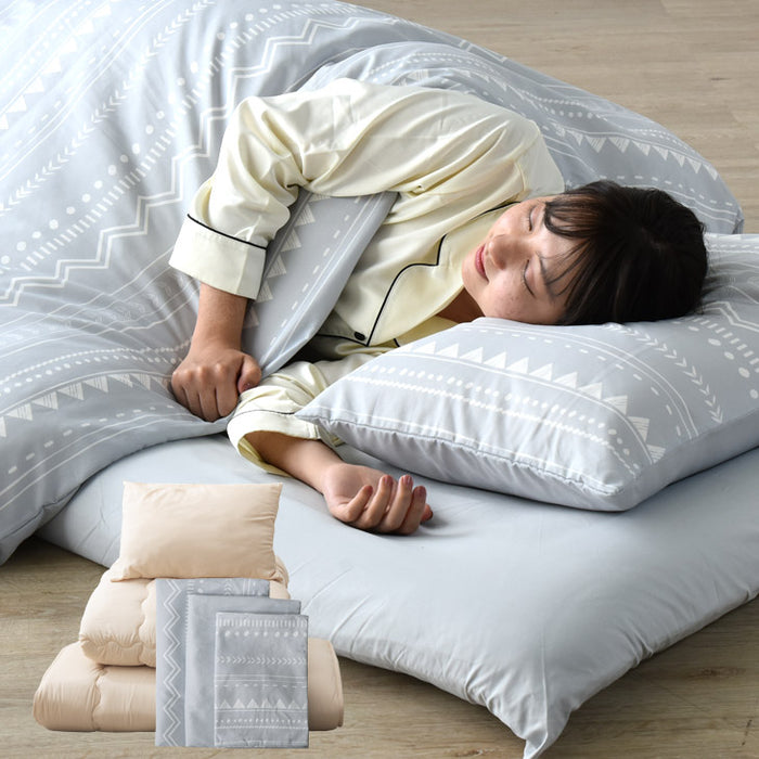 アウトレット キャンセル戻り品】[シングル] 布団7点セット 洗濯