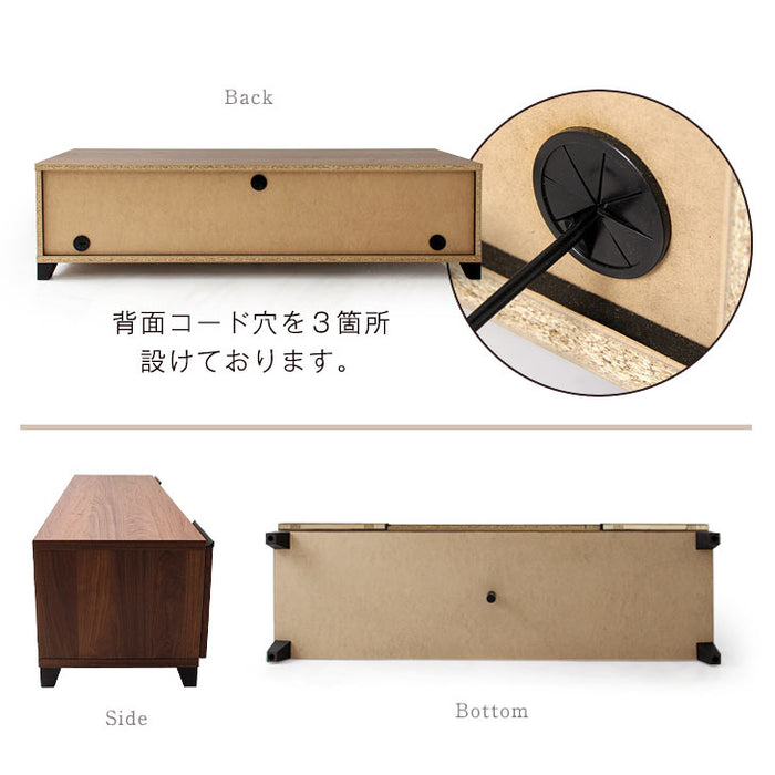 幅180cm 国産 完成品 テレビ台 *ピタゴラス-TG*  【超大型商品】 〔24900007〕