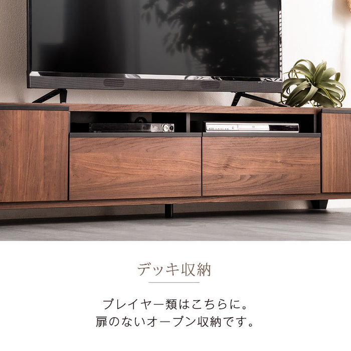 幅180cm 国産 完成品 テレビ台 *ピタゴラス-TG*  【超大型商品】 〔24900007〕