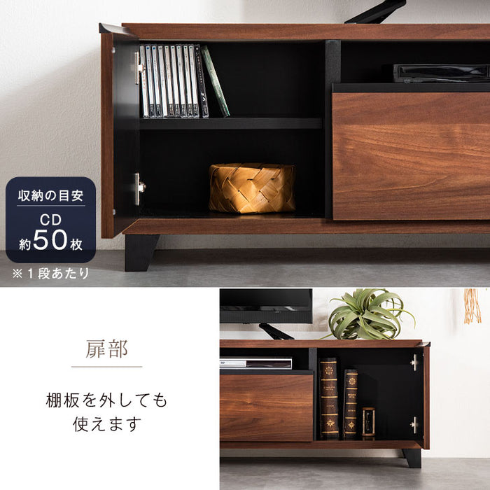 幅180cm 国産 完成品 テレビ台 *ピタゴラス-TG*  【超大型商品】 〔24900007〕