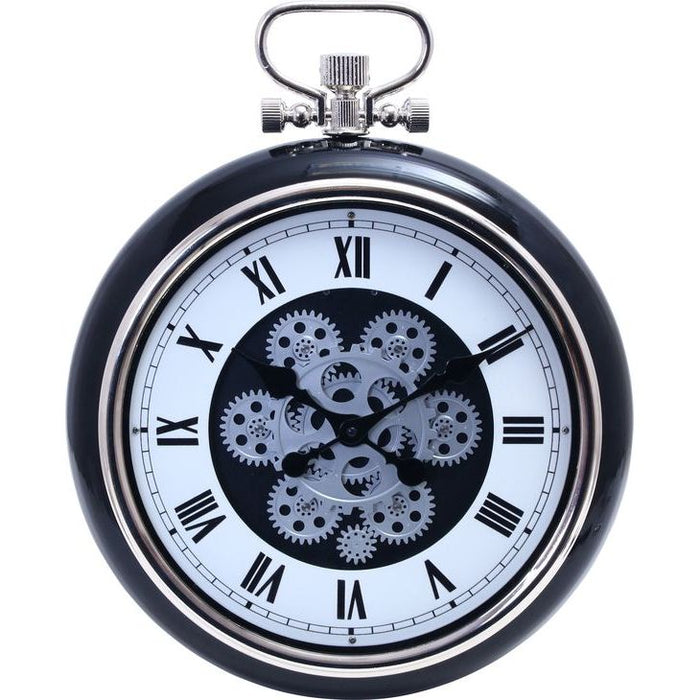 時計  掛時計 掛け時計 歯車  壁掛け 時計 壁 丸型 時計 丸時計 おしゃれ とけい　40cm