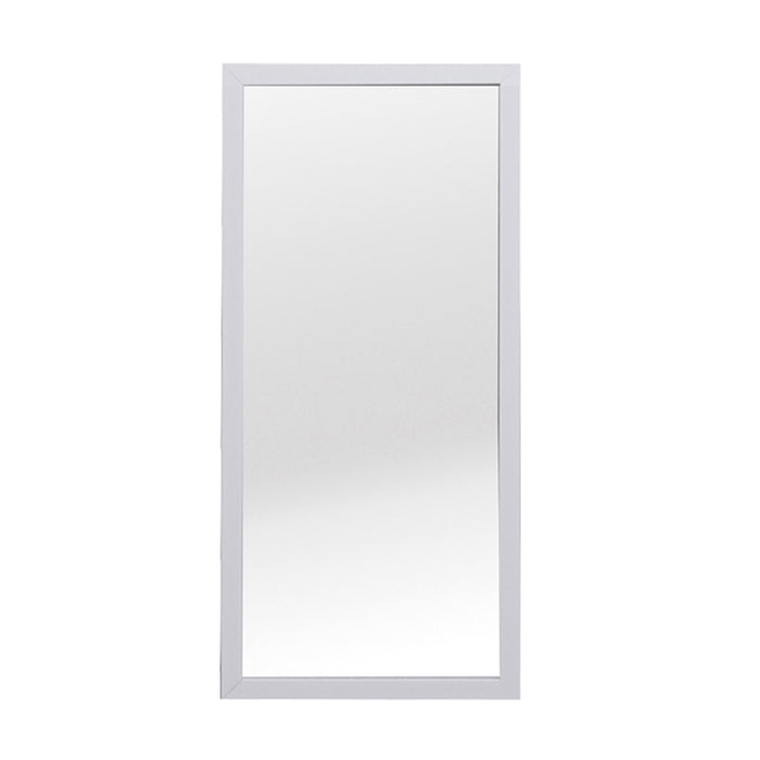軽量 壁掛けミラー 壁掛け ミラー 鏡 ホワイト 白 高さ60 四角形 ウォールミラー ウォール スリム  〔2511002200〕