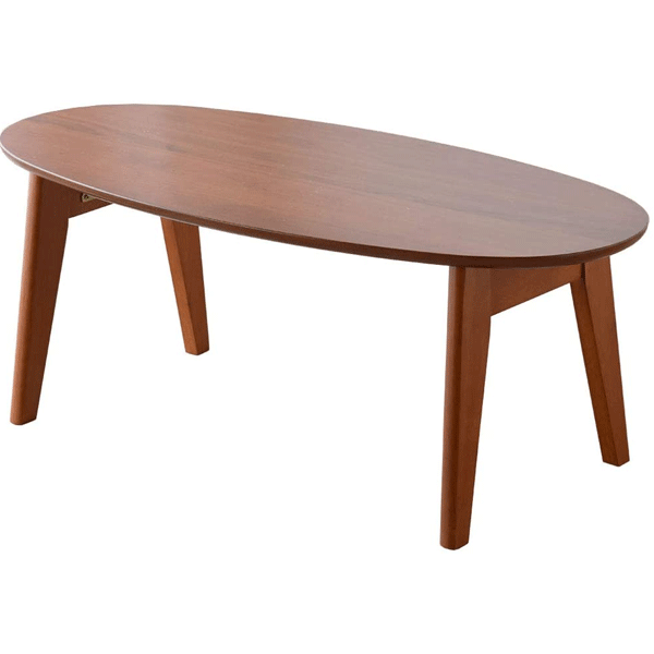 折り畳み センターテーブル ロータイプ 木製 北欧 モダン 〔11719114 ...