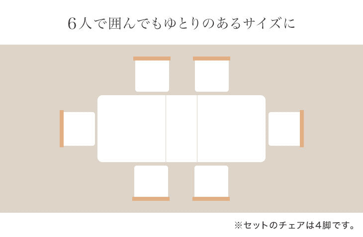 4人掛け 幅150-190cm ワンタッチ 伸長式 ダイニングテーブル5点セット ハイバック チェア 4脚【超大型商品】〔33010090〕