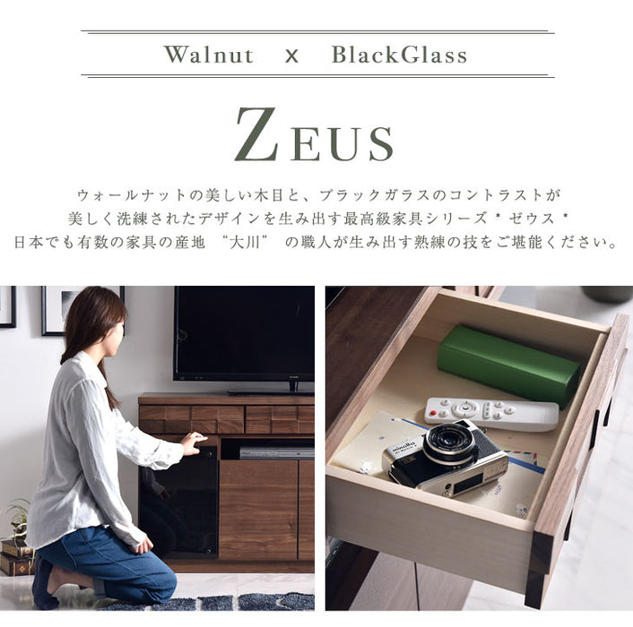 ［幅120cm］ 国産 完成品 テレビ台 ハイタイプ *ゼウス-TG*  【超大型商品】 〔36800006〕