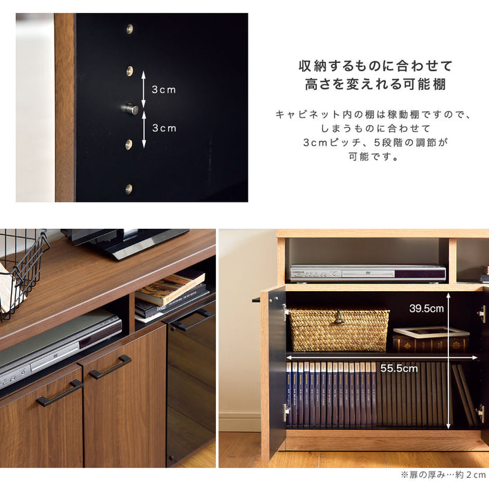 ［幅90cm］ ハイタイプ 国産 完成品 テレビ台 *GOD-TG*【超大型商品】〔38700013〕